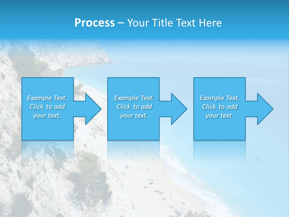 Green Cliff Ridge PowerPoint Template
