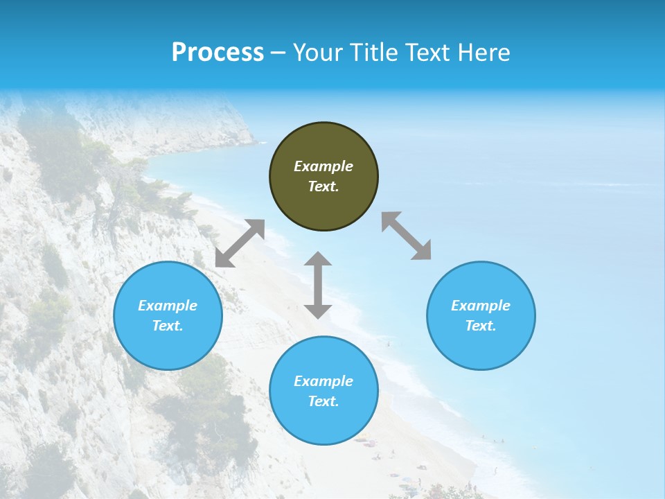 Green Cliff Ridge PowerPoint Template