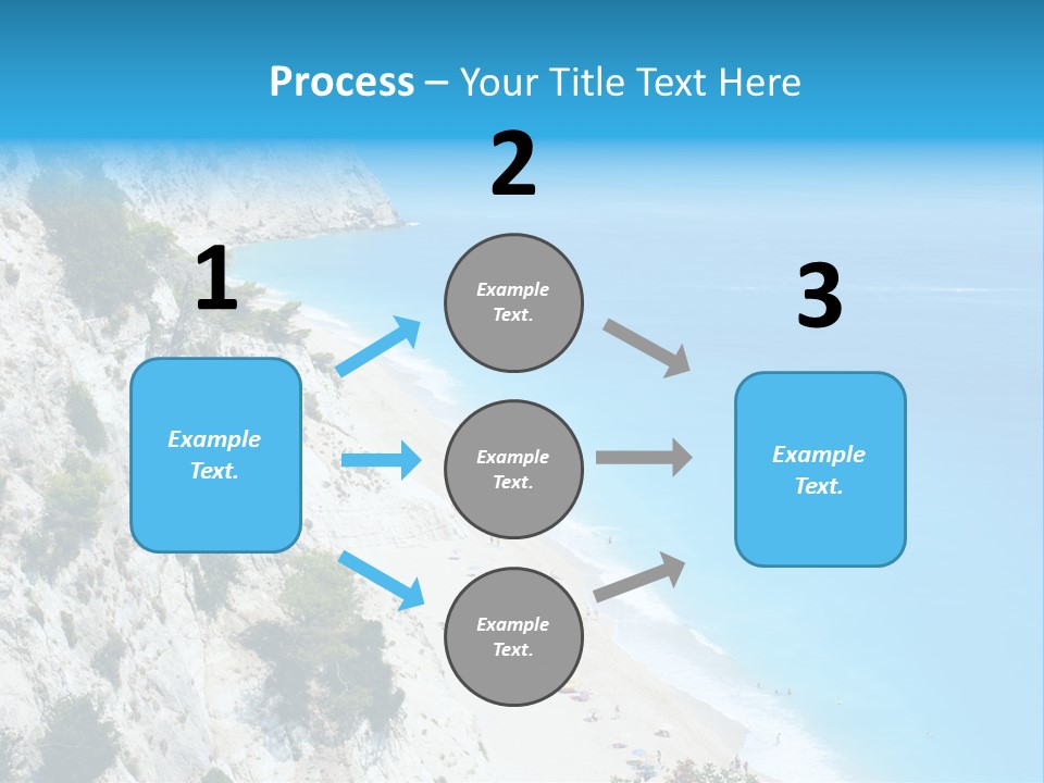 Green Cliff Ridge PowerPoint Template