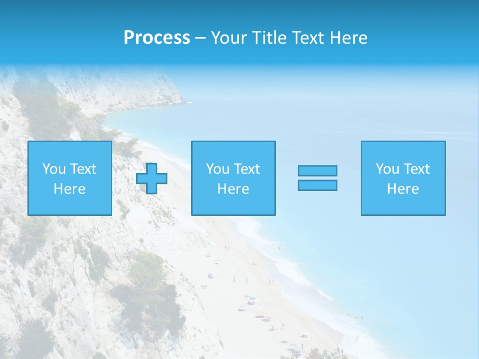 Green Cliff Ridge PowerPoint Template