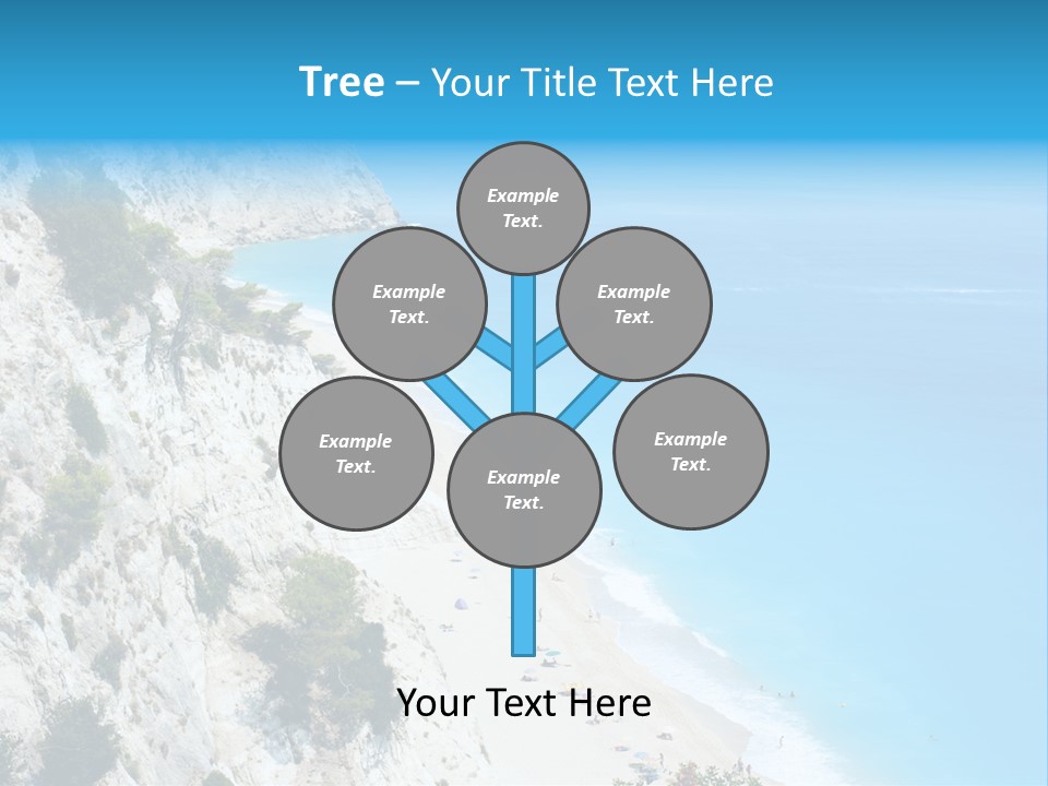 Green Cliff Ridge PowerPoint Template