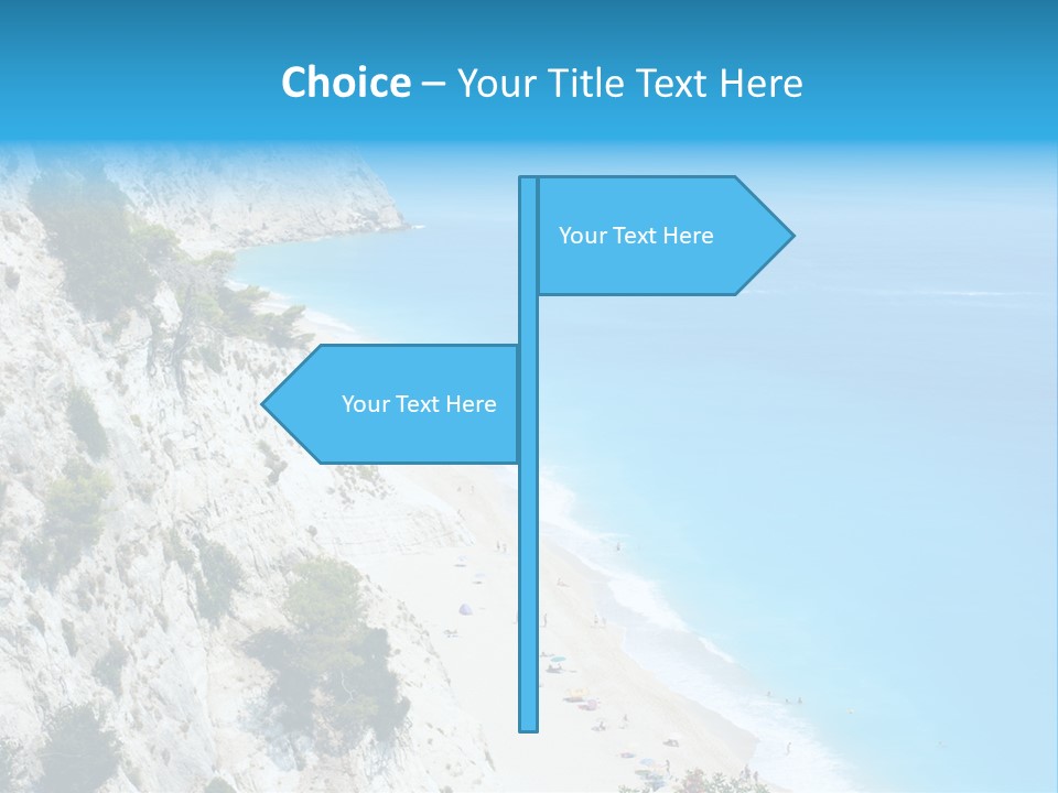 Green Cliff Ridge PowerPoint Template