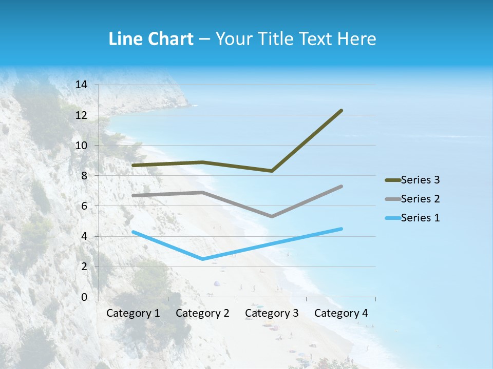 Green Cliff Ridge PowerPoint Template