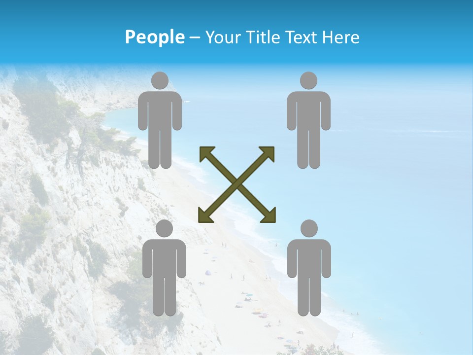 Green Cliff Ridge PowerPoint Template