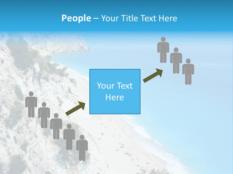 Green Cliff Ridge PowerPoint Template