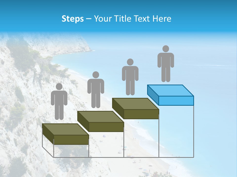 Green Cliff Ridge PowerPoint Template
