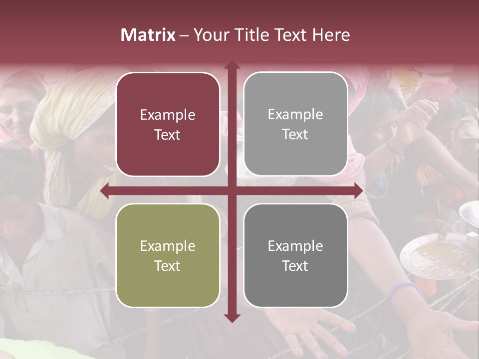 Relief Receives Floods PowerPoint Template
