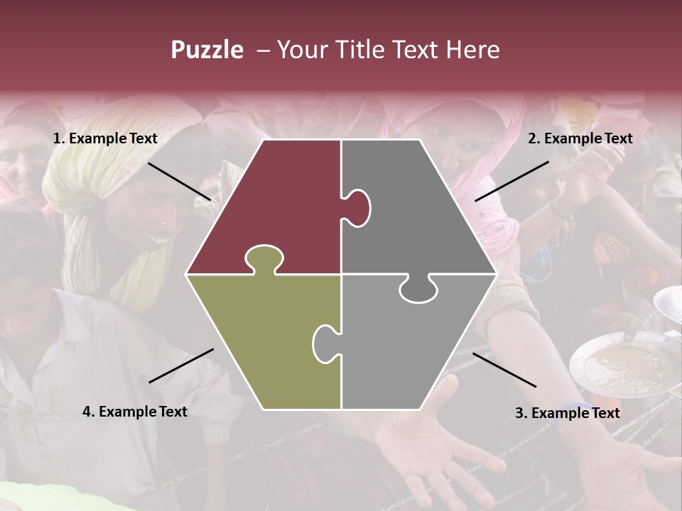 Relief Receives Floods PowerPoint Template