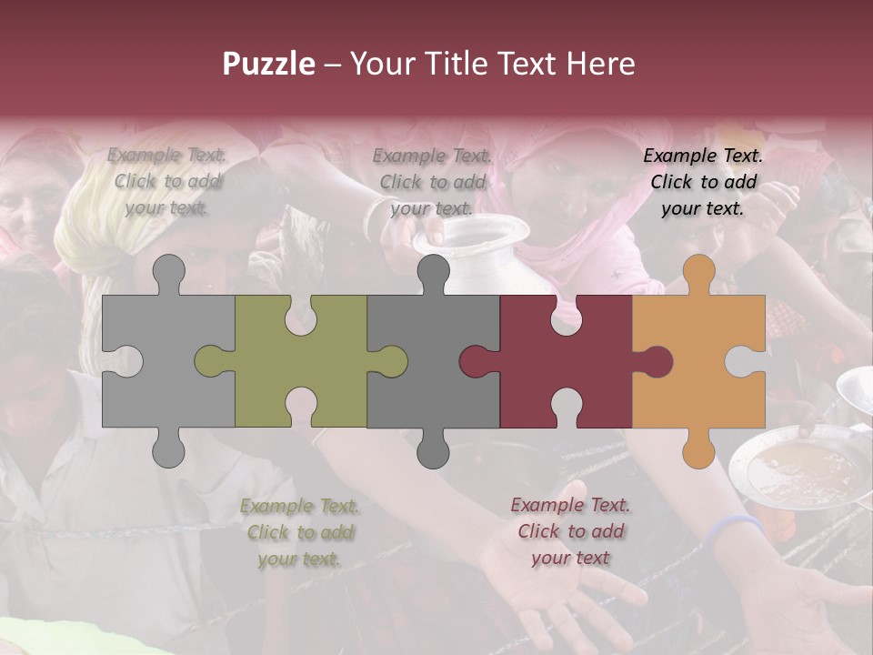 Relief Receives Floods PowerPoint Template