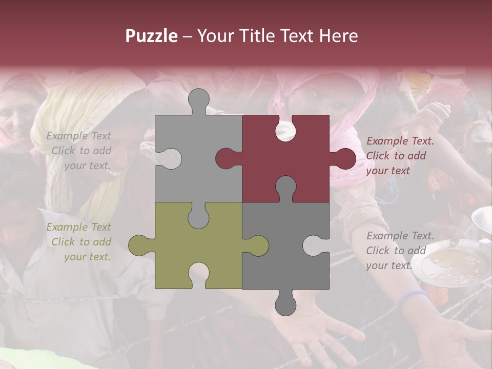 Relief Receives Floods PowerPoint Template