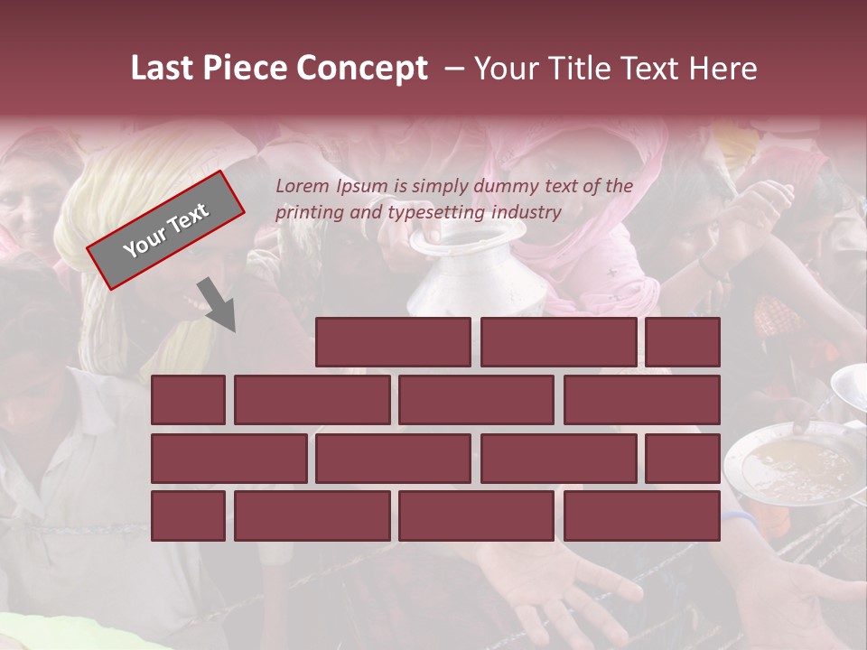 Relief Receives Floods PowerPoint Template