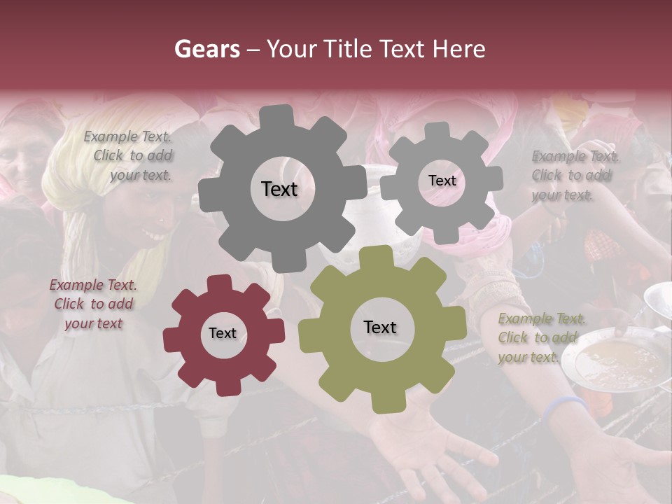 Relief Receives Floods PowerPoint Template