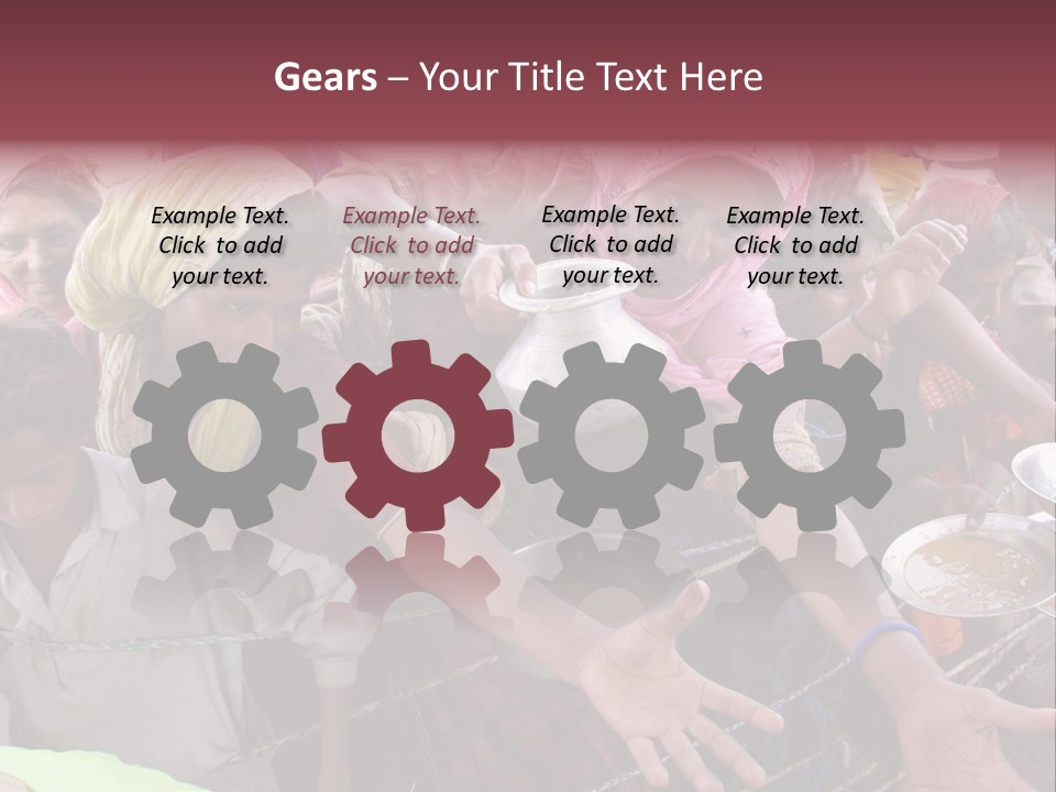 Relief Receives Floods PowerPoint Template