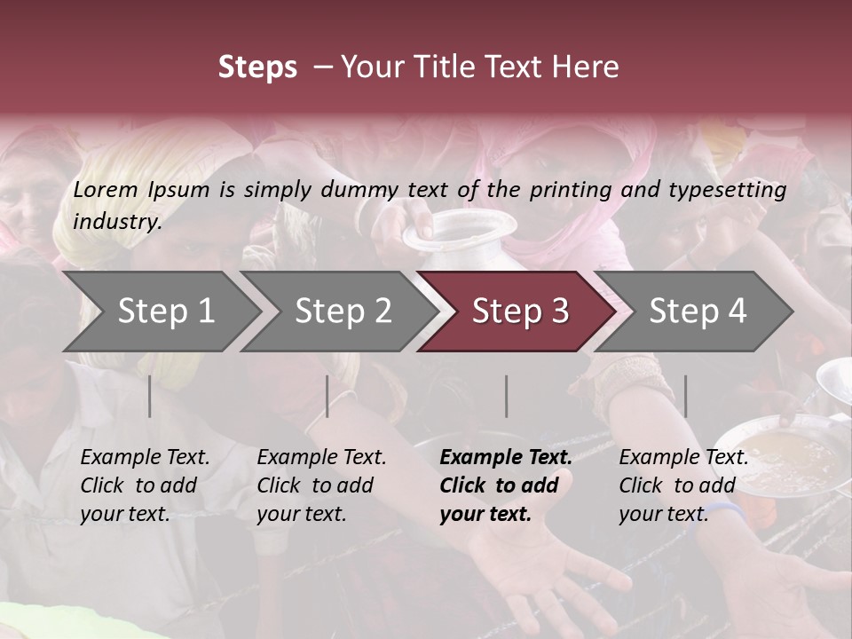 Relief Receives Floods PowerPoint Template