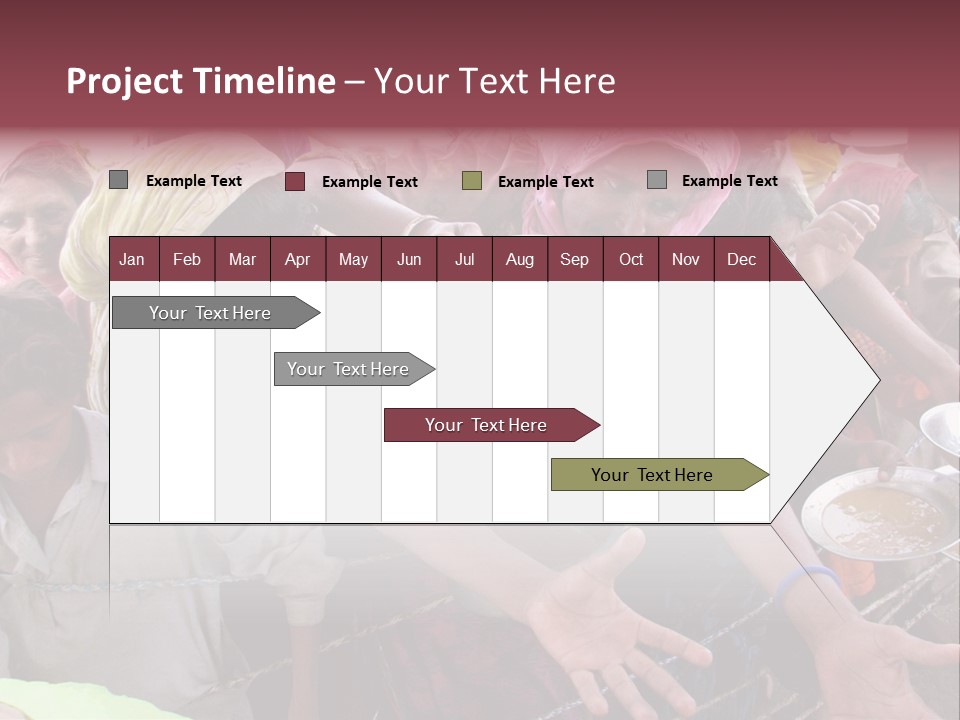 Relief Receives Floods PowerPoint Template