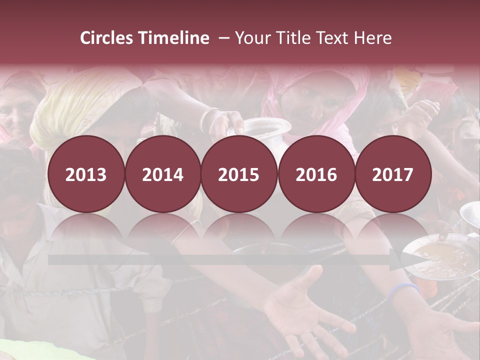 Relief Receives Floods PowerPoint Template