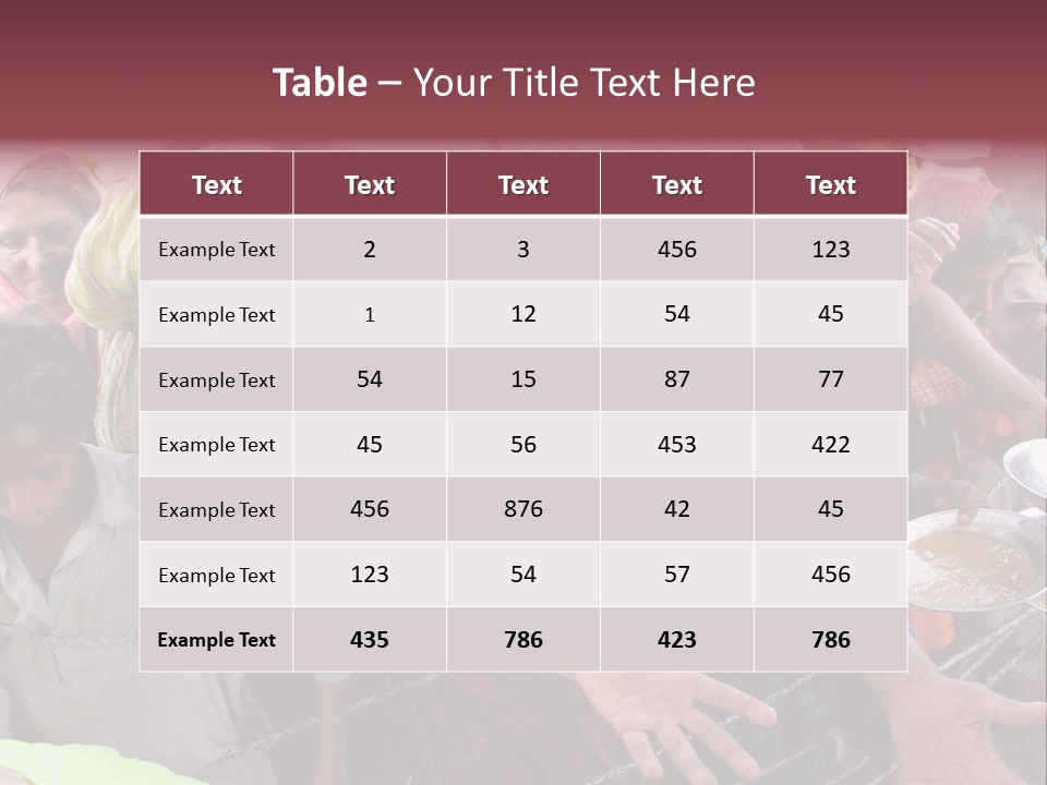 Relief Receives Floods PowerPoint Template
