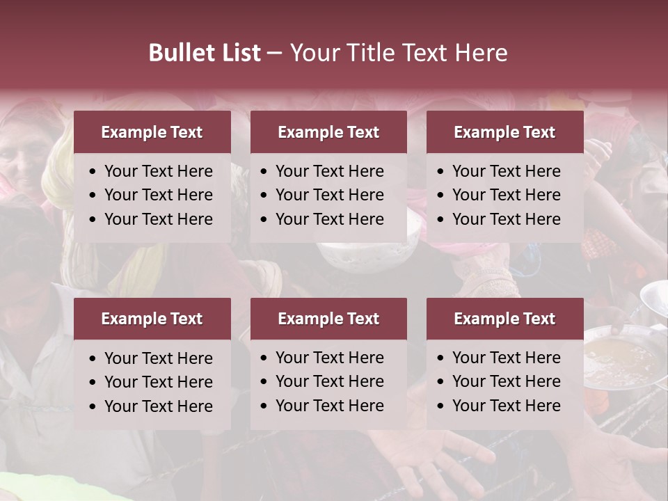 Relief Receives Floods PowerPoint Template