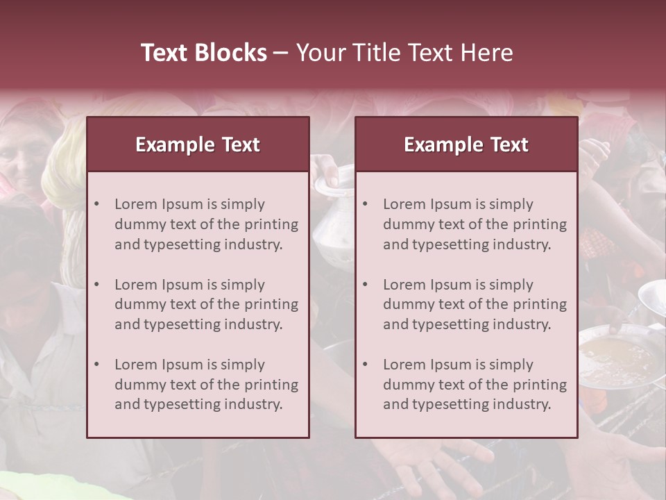 Relief Receives Floods PowerPoint Template