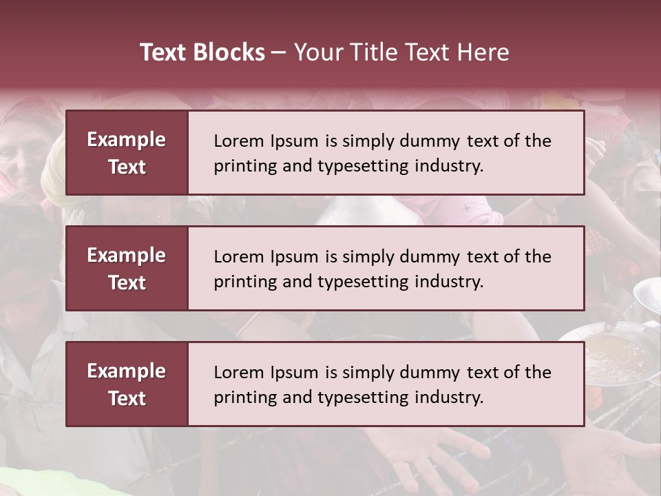 Relief Receives Floods PowerPoint Template