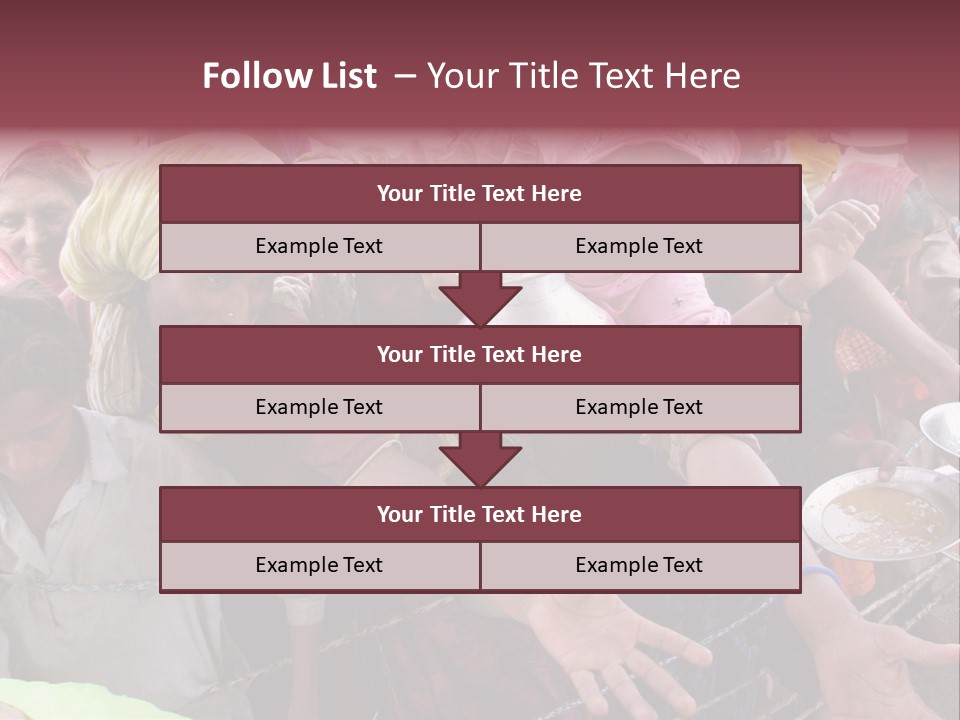 Relief Receives Floods PowerPoint Template