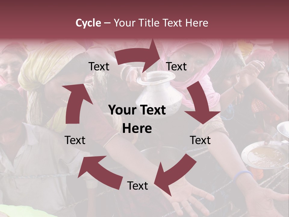 Relief Receives Floods PowerPoint Template