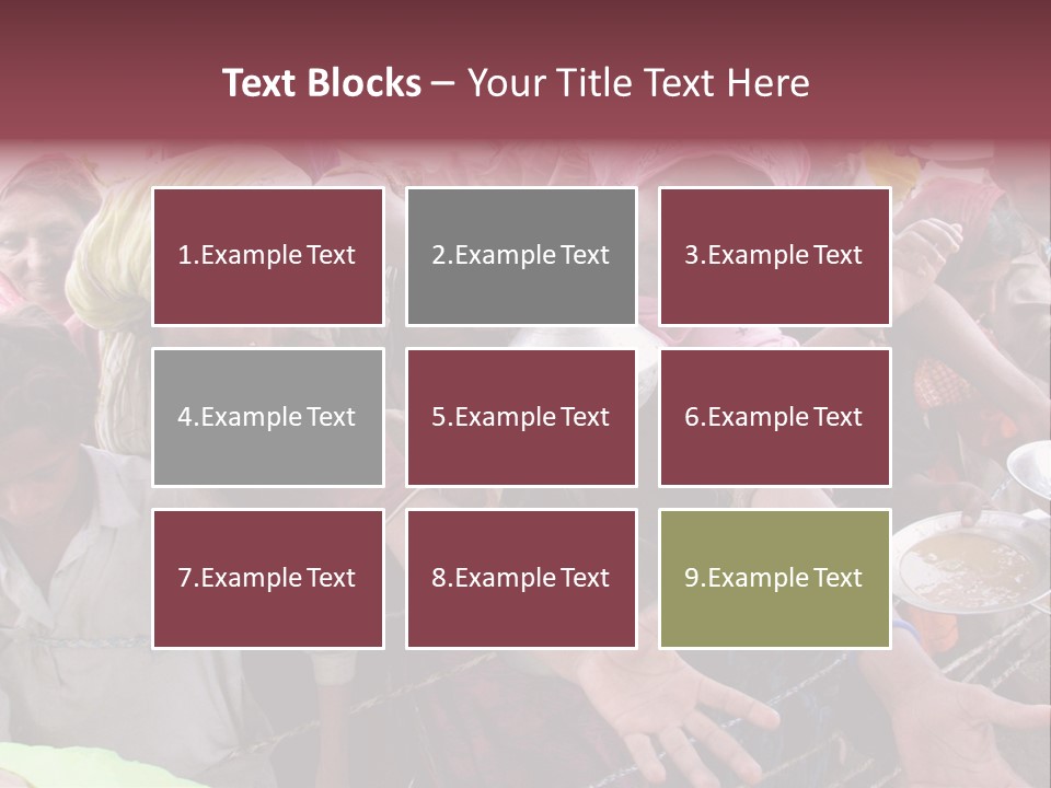 Relief Receives Floods PowerPoint Template