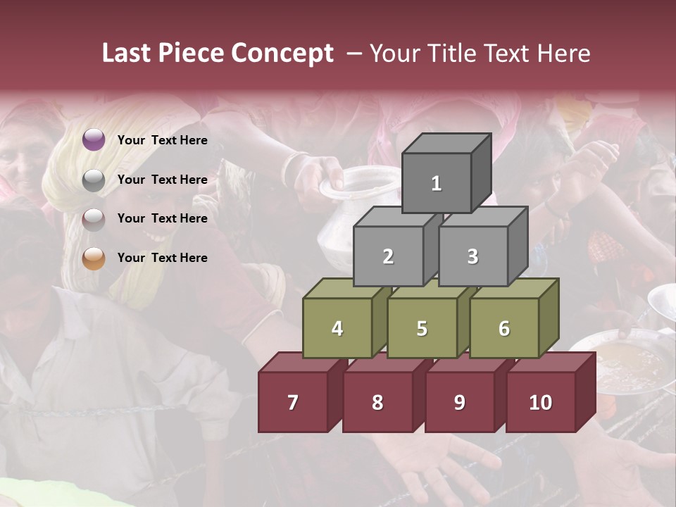 Relief Receives Floods PowerPoint Template