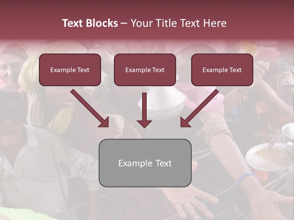 Relief Receives Floods PowerPoint Template