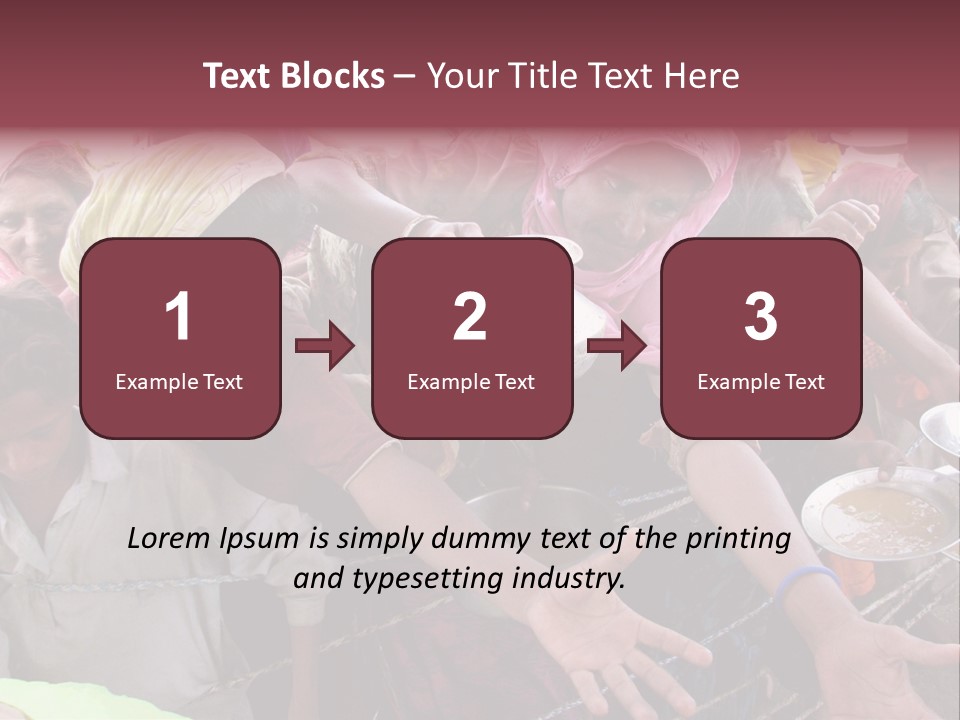 Relief Receives Floods PowerPoint Template