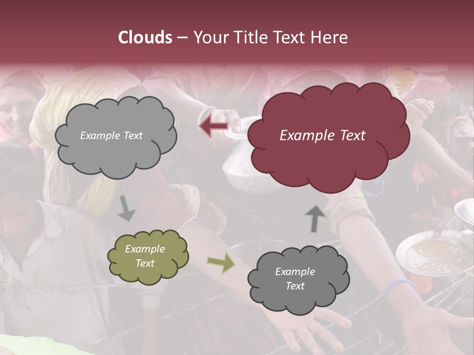 Relief Receives Floods PowerPoint Template