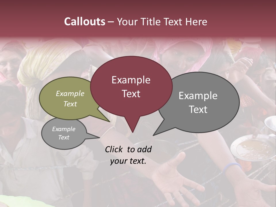 Relief Receives Floods PowerPoint Template