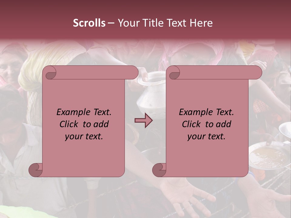 Relief Receives Floods PowerPoint Template