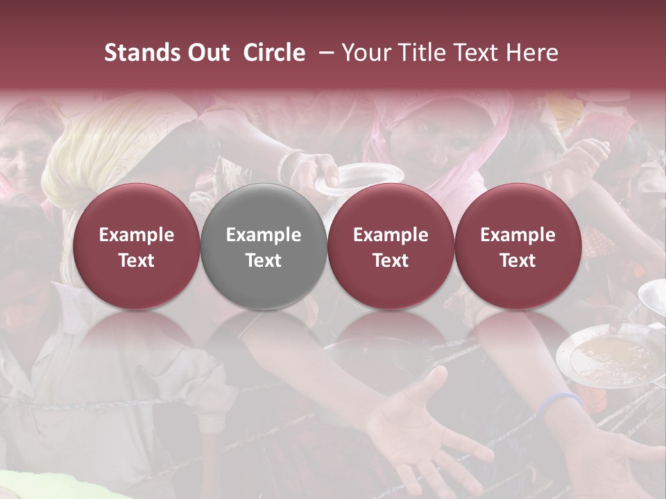 Relief Receives Floods PowerPoint Template