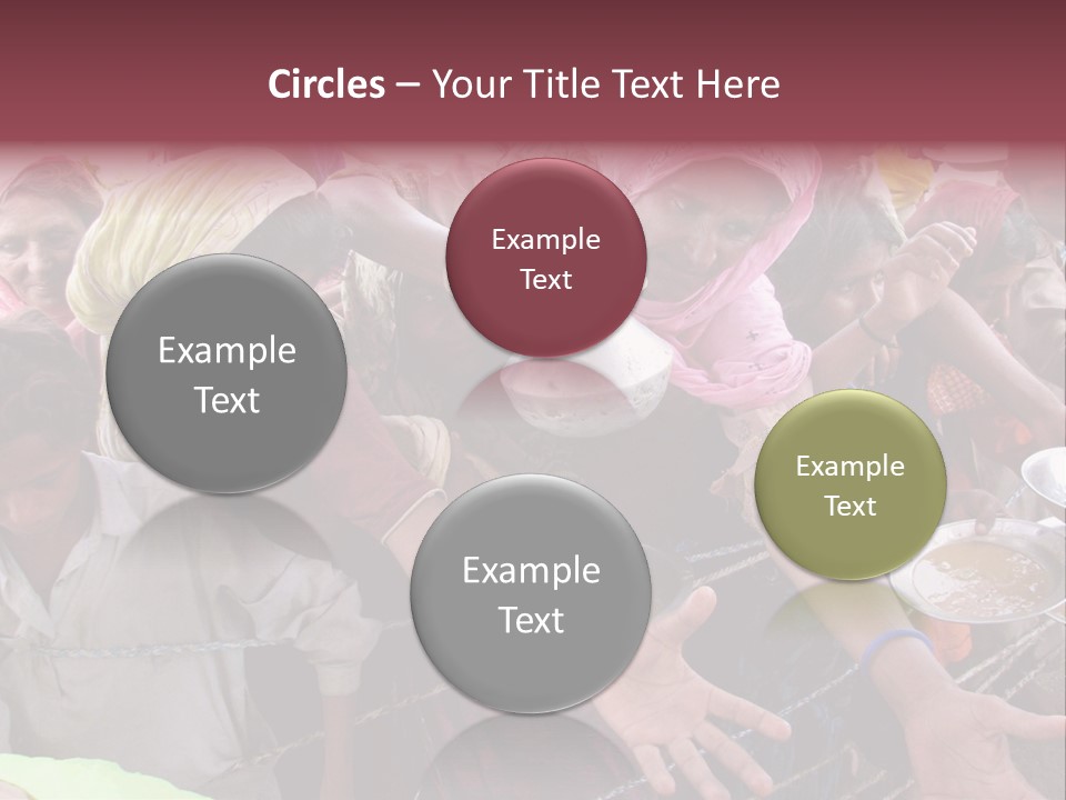 Relief Receives Floods PowerPoint Template