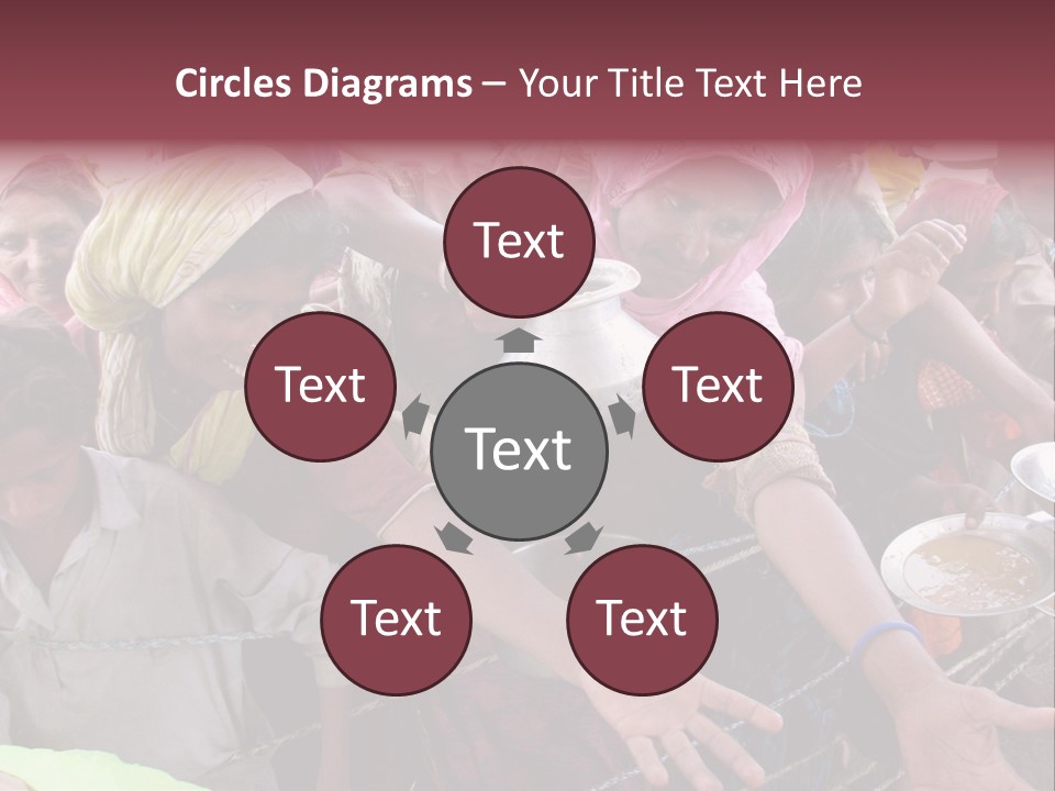 Relief Receives Floods PowerPoint Template