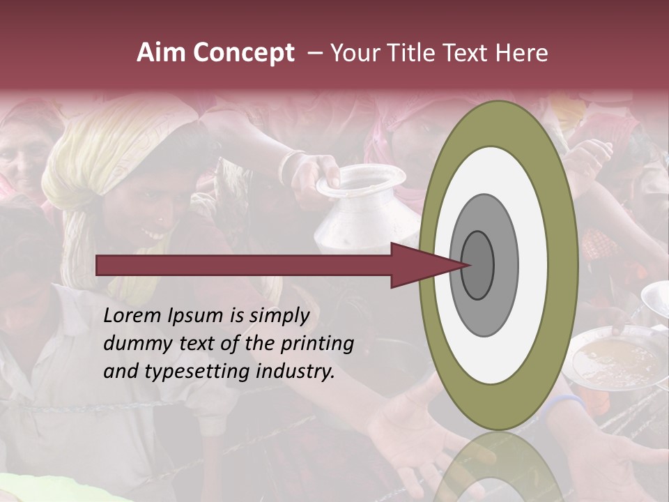 Relief Receives Floods PowerPoint Template