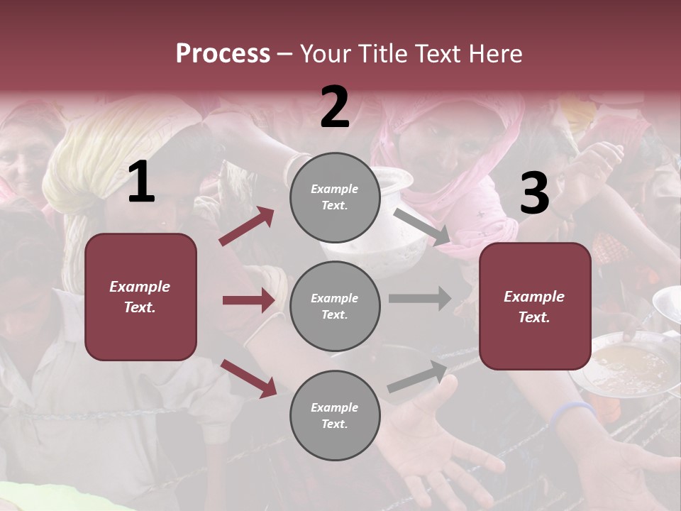 Relief Receives Floods PowerPoint Template