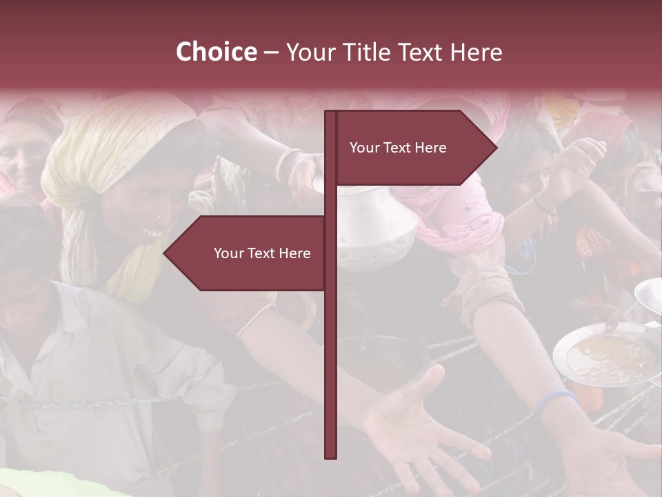 Relief Receives Floods PowerPoint Template