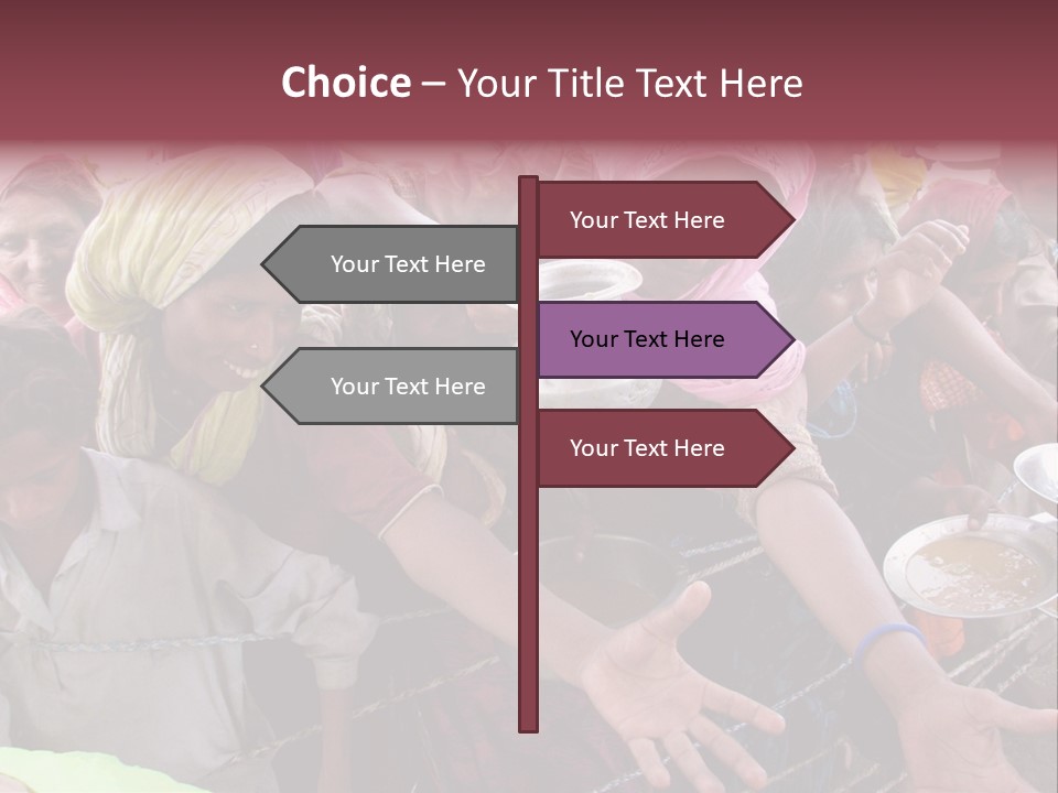 Relief Receives Floods PowerPoint Template