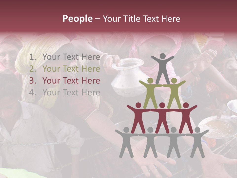 Relief Receives Floods PowerPoint Template