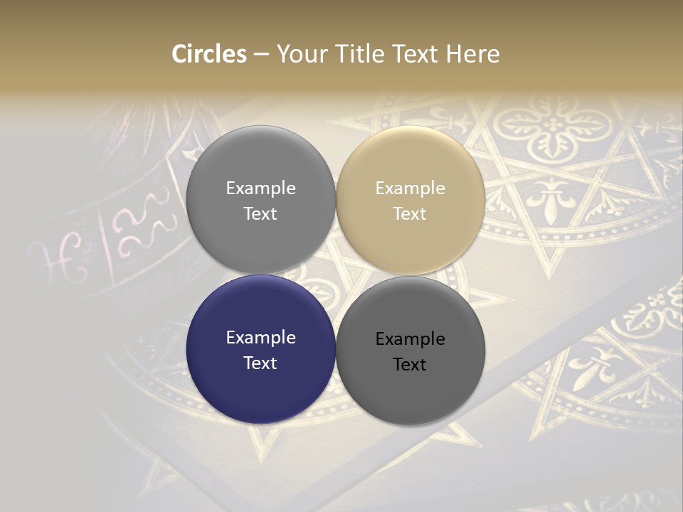 Zodiac Divination Spirit PowerPoint Template