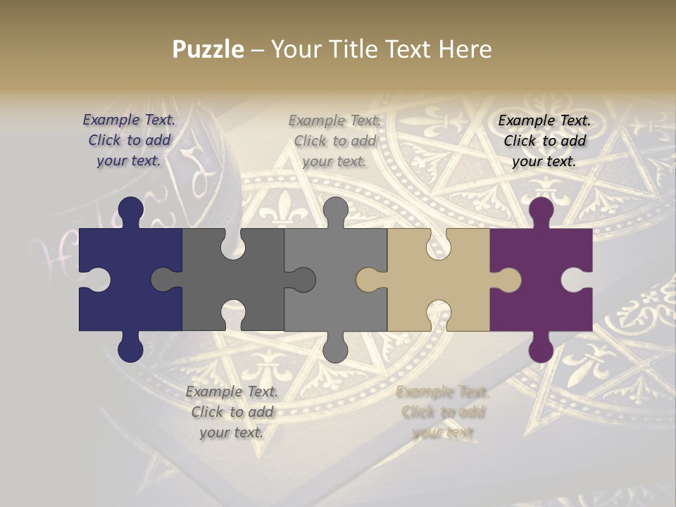 Zodiac Divination Spirit PowerPoint Template