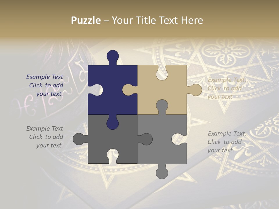 Zodiac Divination Spirit PowerPoint Template