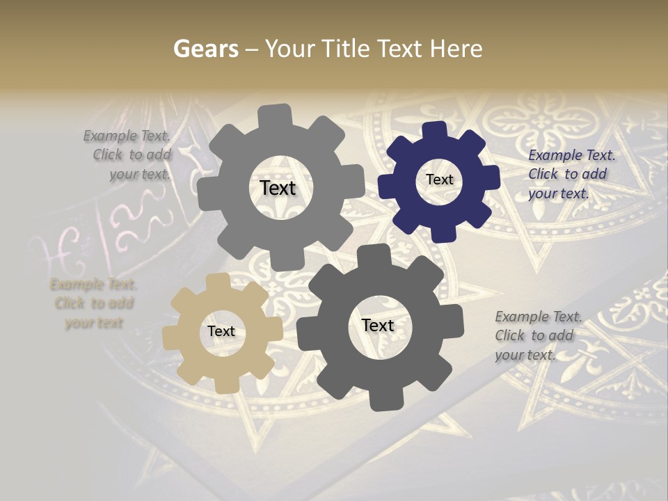 Zodiac Divination Spirit PowerPoint Template