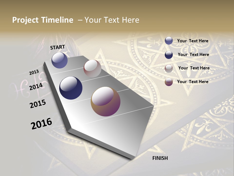 Zodiac Divination Spirit PowerPoint Template