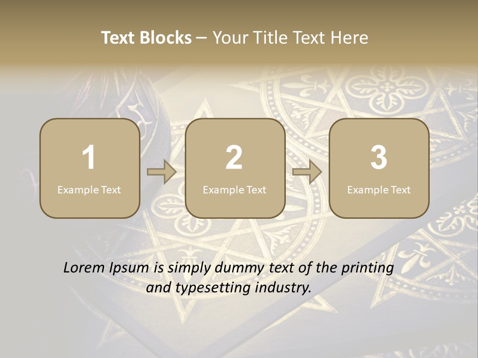 Zodiac Divination Spirit PowerPoint Template
