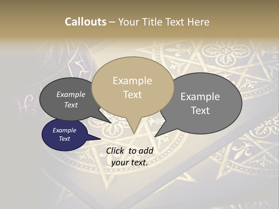 Zodiac Divination Spirit PowerPoint Template