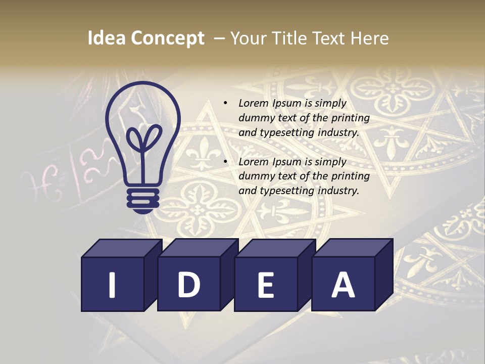 Zodiac Divination Spirit PowerPoint Template