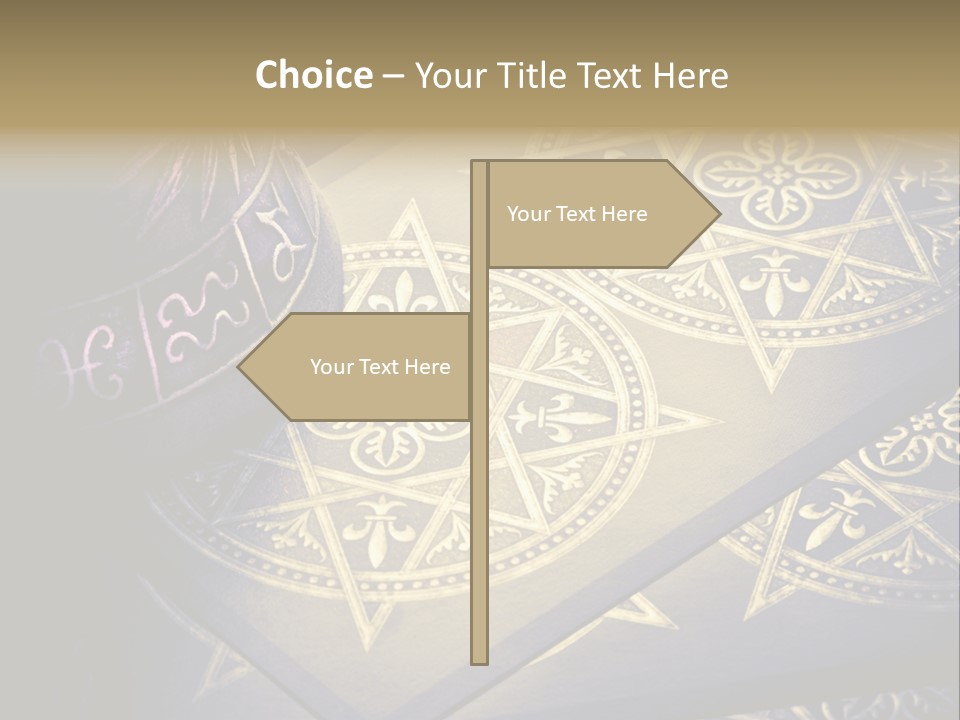 Zodiac Divination Spirit PowerPoint Template